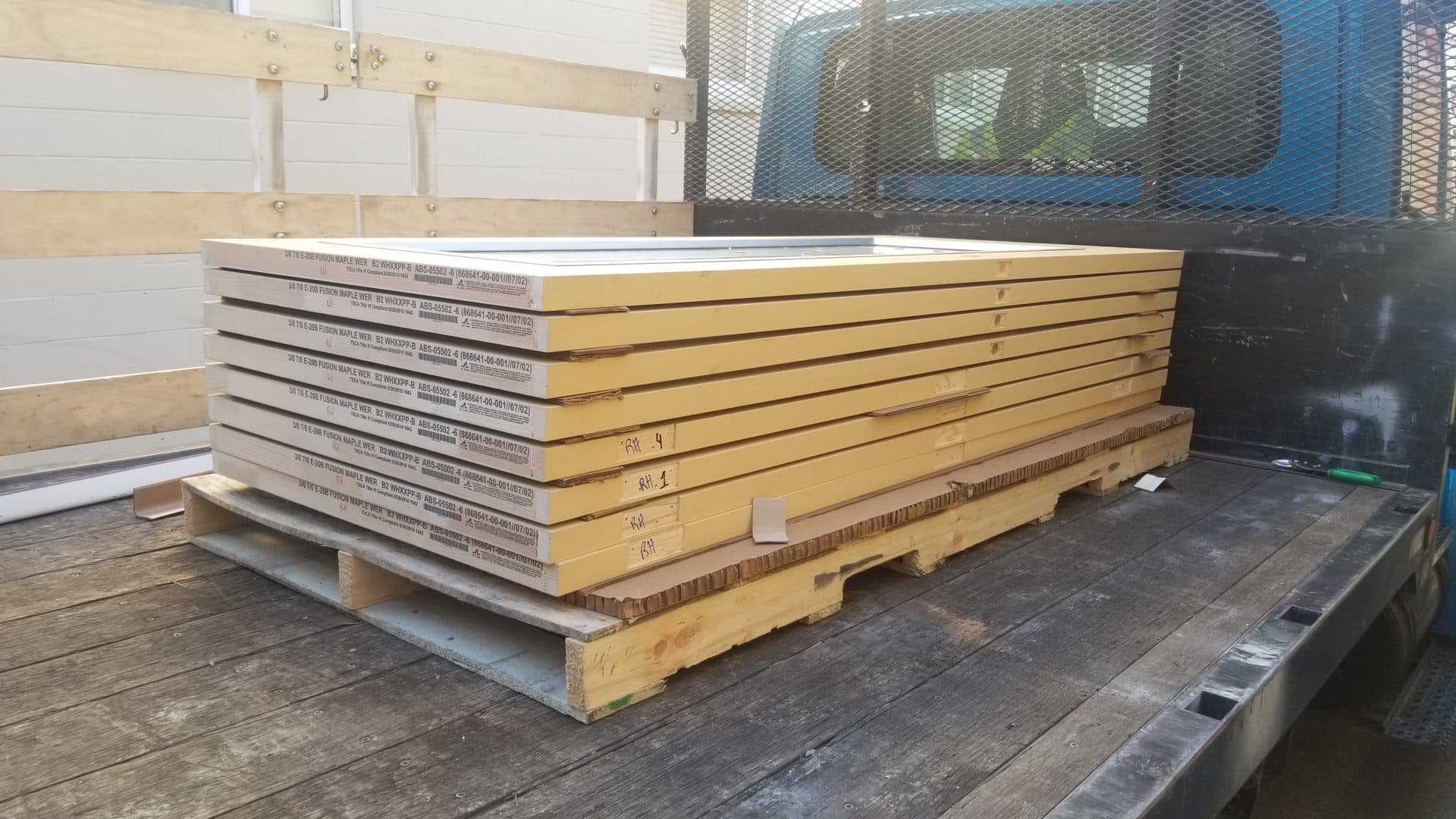Healthcare office build-out, construction progress